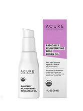 Load image into Gallery viewer, Acure Rejuvenating Rose Argan Oil - 30ml / 1 fl. oz.