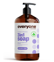 Load image into Gallery viewer, Everyone 3 in 1 Soap: Lavender + Aloe - 946ml / 32 fl. oz.
