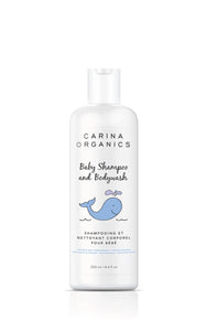 Carina Organics Baby Shampoo & Body Wash - 250 ml / 8.45 fl. oz.