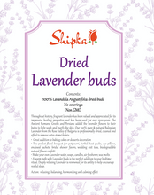 Load image into Gallery viewer, Shipka Organic Dried Lavender Buds - 250g
