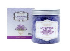 Bath Salts with Organic Lavender Essential Oil - 300 g