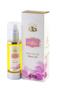 Body Oil with Organic Rose Oil - 50ml